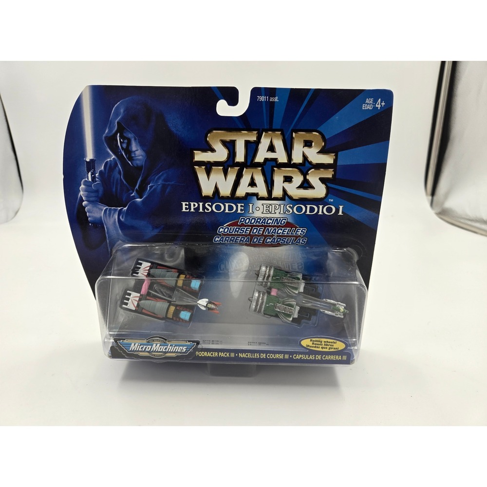 Star Wars EPISODE I MicroMachines Pod Racing Pack III GALOOB 1998